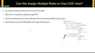 016 Can We Assign Multiple Roles to the same CDS View?
