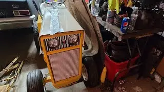 my new cub cadet 125/got to plow a field with it