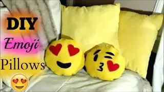 DIY Emoji Pillows | How to make emoji pillows | No sew