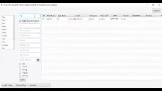 JavaFX 8 Tutorial 44 - Search or Filter Table By ID, FirstName and LastName