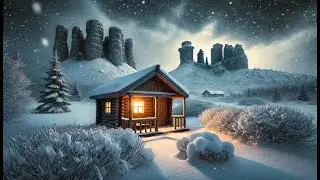Enchanting Winter Ambience: Snowfall with Smooth Jazz & Bossa Nova for Relaxation and Chill