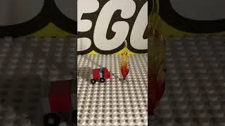 Building LEGO mini fire truck #lego #shorts
