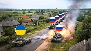 Abrams Tank Surrounds Russian T-90s &mdash; Then THIS Happens!