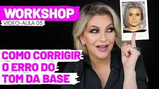 WORKSHOP ONLINE: COMPREI UMA BASE NA COR ERRADA! COMO CONSERTAR ESSE TOM? E TIRA-D&Uacute;VIDAS AO VIVO