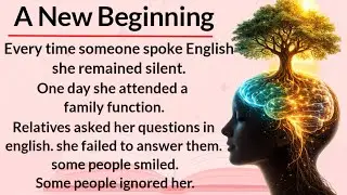 A New Beginning || A Girl's Real Story || How she started learning english | english practice