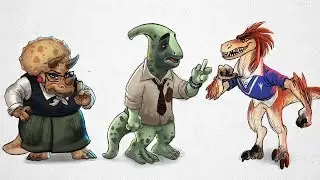 Reflexões sobre Personagens! - ESCOLA DOS DINOSSAUROS | Desafio Personagens #2