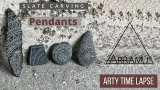 Slate Art Time-Lapse - Pendants