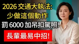 騎車開車轉彎小心！2026路口大執法：沒做到「這個距離」直接噴6,000！記點還扣照！太多長輩一轉就收單！#交通罰款 #未禮讓行人 #交通新製