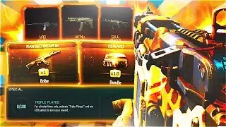 100 WINS COMPLETE! UNLOCKING TRIPLE PLAYED CONTRACT IN BLACK OPS 3! TRIPLE PLAY BO3 WEAPON BRIBE