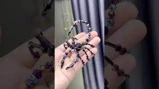 SCORPION SUNCATCHER crystal sting & sparkle 🦂💜✨ #shorts