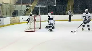 Simone Claps fires in the unassisted goal for her hat trick