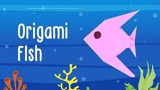 Origami Fish | 5 Minute DIY Easy Craft | Flintoclass@HOME