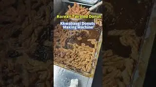 꽈배기 Korean Twisted Donut/Kkwabaegi Donuts Making Machine #twisted #donuts #friedbread #friedfood