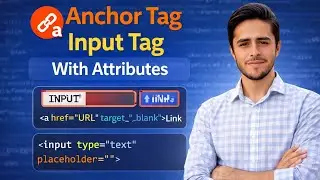 Day 2 HTML Tutorial - for Beginners in Urdu | Anchor & Input Tag Explained | Full Guide Attributes