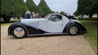 1934 Avions Voisin Type C-27 Aerosport Video View at Hampton Court Palace Concours of Elegance 2021