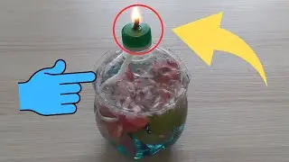 İnanılmaz! Hiçbir zaman sönmeyecek ve devamlı yanacak bir mum yapımı!
