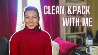 Καθαρίζω όλο το σπίτι 🧼 & Ετοιμάζω βαλίτσες ✈️ | Clean & Pack With Me | Galateia Taxidi