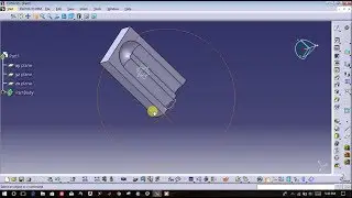 Catia v5 I Slot Command I part design for beginners