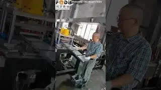 Fire damper automatic production line for buckled type,fire damper making machine  #hvac #shorts