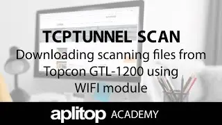 Downloading scanning files from Topcon GTL-1200 using WIFI module