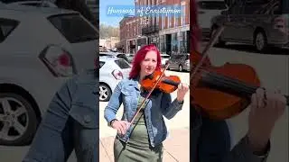 Humours of Ennistymon jig on fiddle in downtown Galena, IL #irishjig #fiddletunes #violin #fiddle