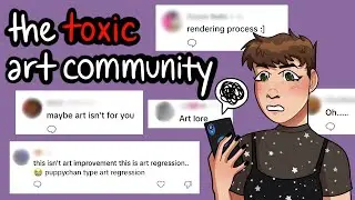 let's talk about the toxic art community || (speedpaint + commentary)