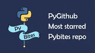Using PyGithub to get Pybites repos with most stars