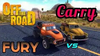 OFF THE ROAD: Fury VS Carry Drag Race! | Off The Road Multiplayer Gameplay 🎮🚙