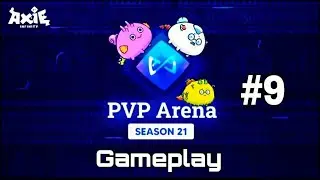 Semi Shrimpinator Season 21 Gameplay | #9  | Reptile Aqua Plant | Axie Infinity