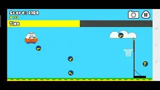game Pou hoops score 1104
