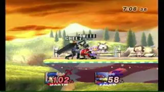 ChaosMarth (Marth) vs Hippiedude (Falco)