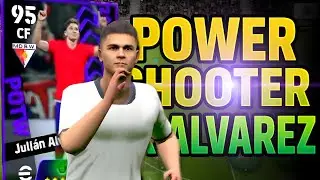 The Best Power Shooter In The Efootball Mobile 2025 - Junior Alvarez ||Long kick||