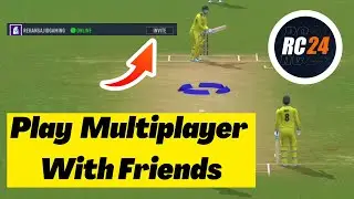 How to Play Multiplayer with Friends in Real Cricket 24