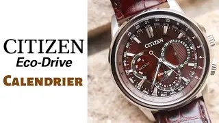 Reloj Citizen Calendrier Eco Drive con horario mundial - en español