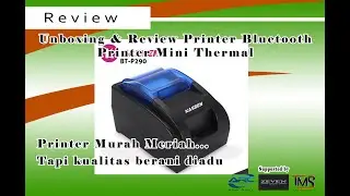 Unboxing and Review Printer Bluetooth Murah Kassen P290 | Printer Mini Thermal untuk Kasir