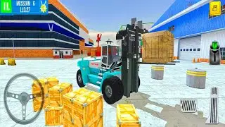 Cargo Crew : Port Truck Driver - Heavy Fork Lift Driving - Android Gameplay