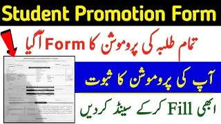 Promotion Confirmation Form |How Promotion Of Student Is done 9th 10th 11th 12th|Promotion News 2020