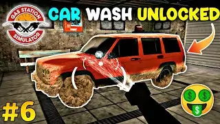 I UNLOCKED CAR WASH 😍 | GAS STATION JUNKYARD SIMULATOR #6