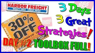 Скидка 30% на Harbor Freight 3 Стратегии, ДЕНЬ 2