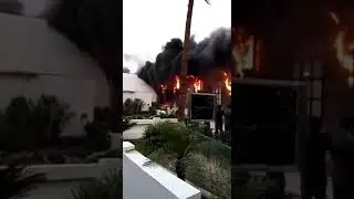 Perl continental hotel,Lahore,Pakistan, got fire,