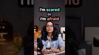 Scared vs Afraid: разница между этими запутанными английскими словами! Английский с Ананей