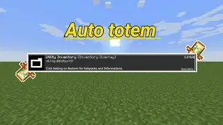 ​[Utility Inventory] V0-3] Auto Totem+Armour health (MCPE/MCBE [1.21+) [Auto totem=Cpvp] | 💀🔥