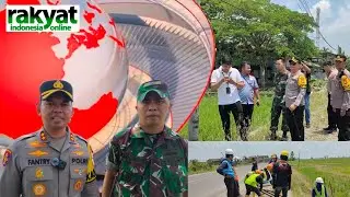 Kapolres Sidrap Bersama Dandim 1420 Turun Langsung Amankan Lokasi Bencana Alam Angin Puting Beliung.