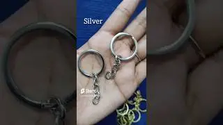 keychain rings available in gold and silver colour.. Bulk orders also accepted.#diy #craft #keychain