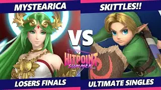Hitpoint Summer July Losers Finals - SKITTLES! (Young Link) Vs. Mystearica (Palutena) SSBU Ultimate