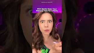 ASMR BESTIE DOES YOUR MAKEUP FAST 🏎️💨 #asmr #shorts #makeup