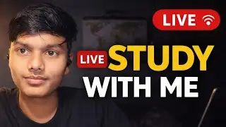 LIVE Study With Me ⏳ | Deep Focus | Silent Study Room