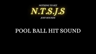 1 Minute of Pool Ball Hitting Pool Ball Sound