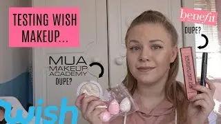 TESTING WISH MAKEUP...