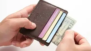 Corkor CK248 Vegan Cardholder | Slim Handmade Wallet for Minimalists